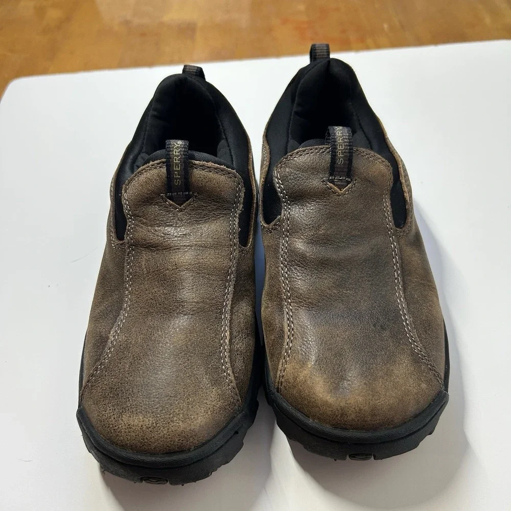Sperry Top-Sider Boys Off Road Slip-On Leather Shoes – Size 2W